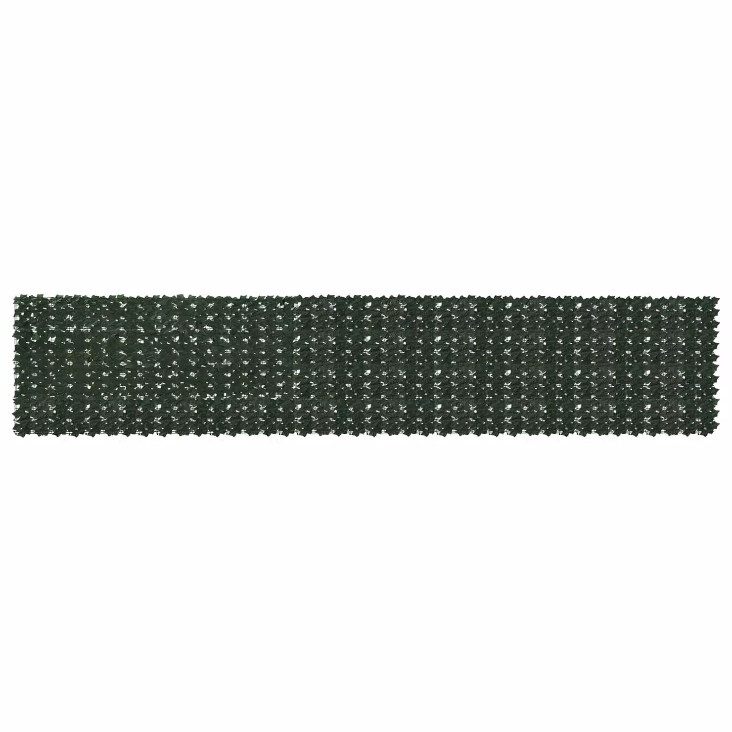 vidaXL Siepe artificiale per balcone con foglie Verde, L: 500 cm x H: 100 cm