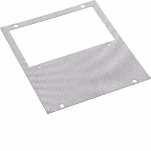 Flangia combinata Hager con lamiera forata da 1 mm, IP40, 174x200 MES-LBE02