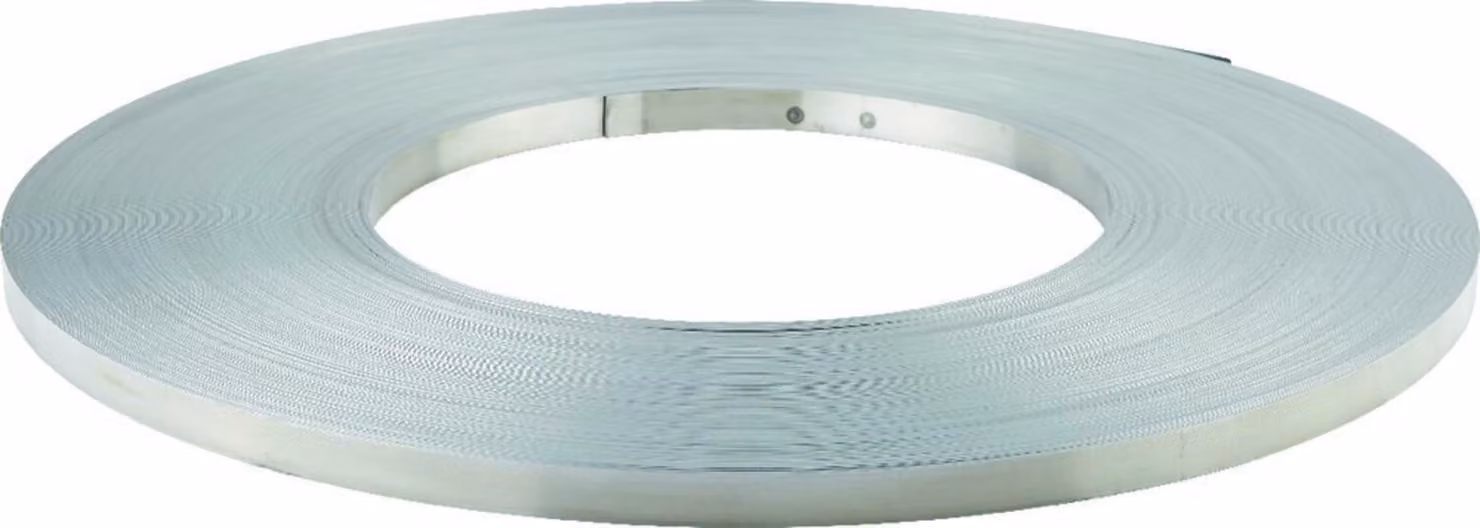 Fascetta in acciaio per imballaggio 19x0,5 mm, cerata