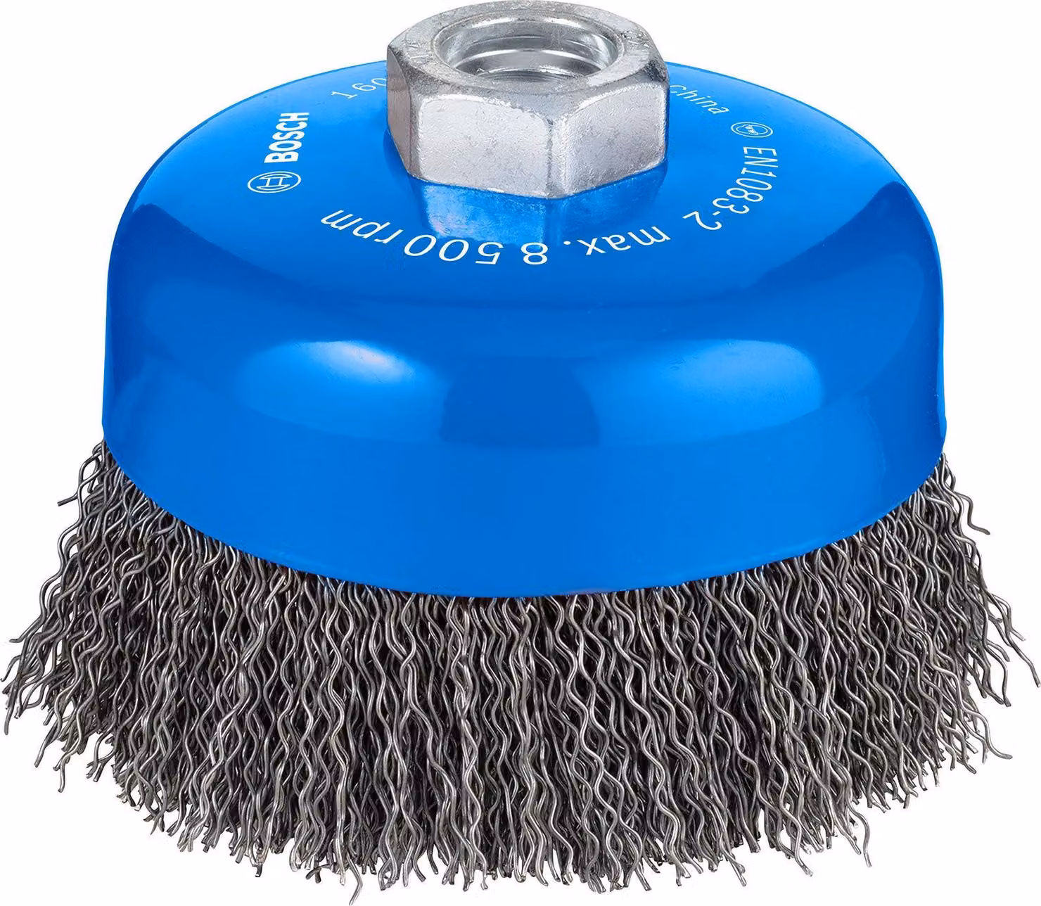 PRO Spazzola a tazza pulita in metallo, 100 x 0,5 mm, filettatura