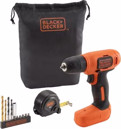 Set di trapani avvitatori a batteria Black & Decker 7,2 V Li-Ion