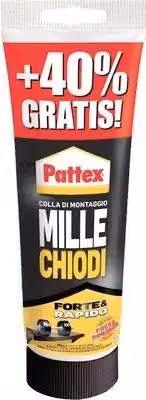 Pattex Millechiodi Forte e Rapido 250 g con 40% 12 Pezzi