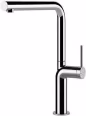 Miscelatore monocomando per lavello da cucina Gessi STELO in cromo lucido