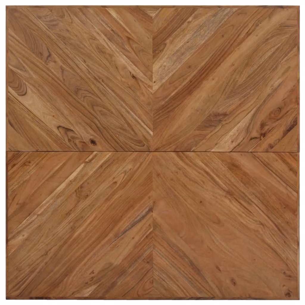 vidaXL Tavolino 110x110x36 cm in legno massiccio di acacia