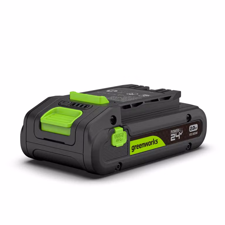 Greenworks POWERALL 24V Batteria USB-C ad alta prestazioni 2Ah