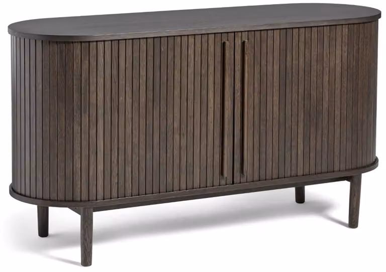 Selsey Meta - Credenza a 2 ante, legno di quercia scuro, 140 cm