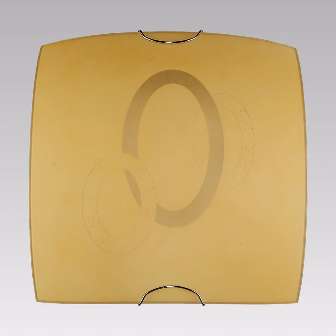 Plafoniera MERIVA 2xE27/40W, vetro arancione L: 375, H: 375, dimmerabile