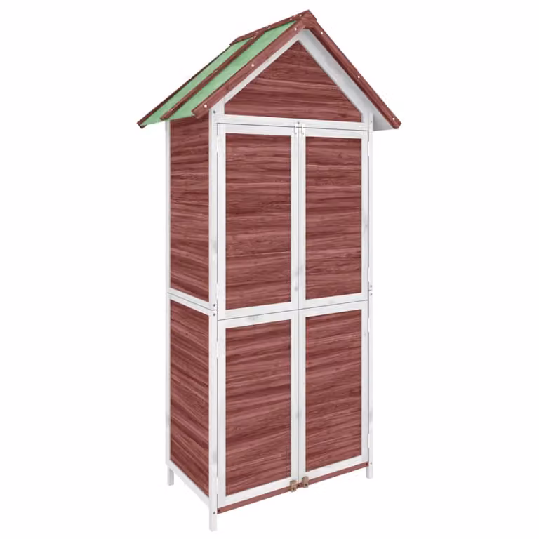 Capanno per attrezzi Mokka 89x52,5x175 cm in legno di pino massiccio