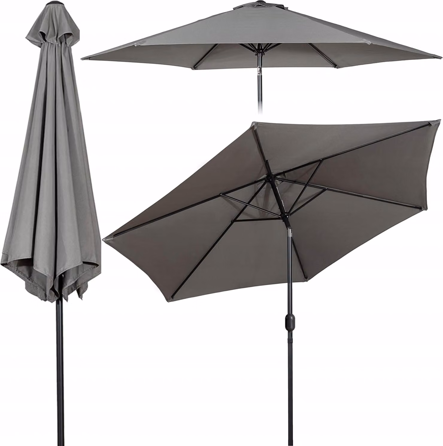 Ombrellone 270cm spiaggia protezione UV ombrellone giardino ombrellone balcone terrazza