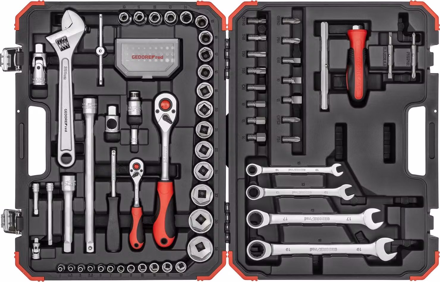 GEDORE red R46003097 Set di chiavi a bussola 1/4"+1/2" 97 pezzi, 3300186