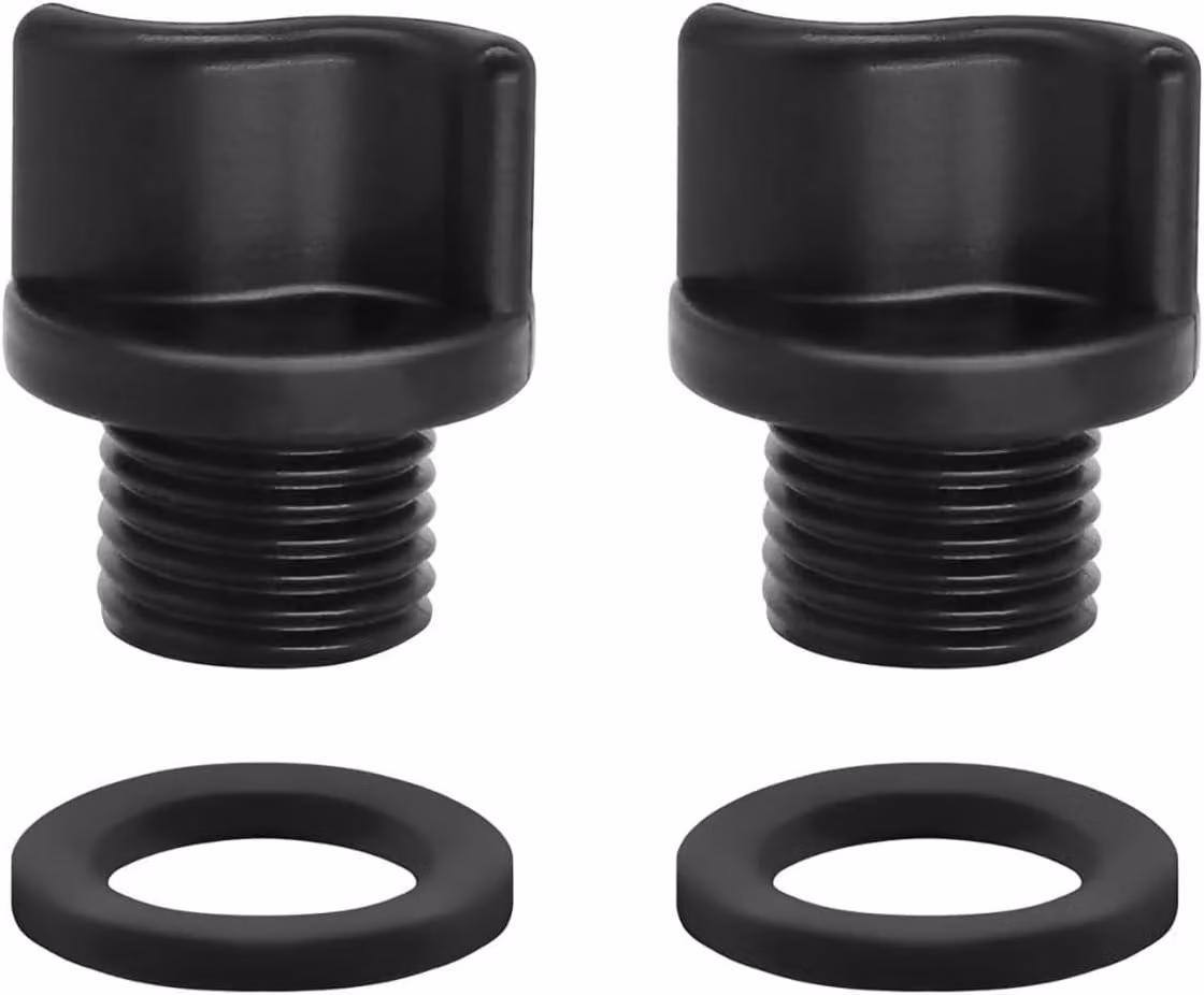 Tappi di scarico per pompa della piscina, confezione da 2, con guarnizione e manometro, accessori per pompa filtro