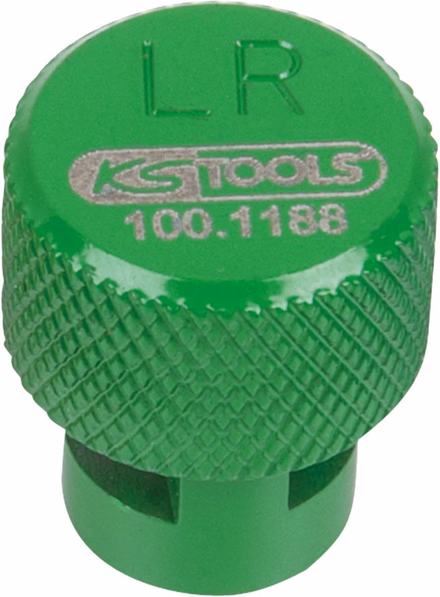 KS TOOLS Sgonfiatore per pneumatici TPMS verde posteriore sinistro - 100.1188