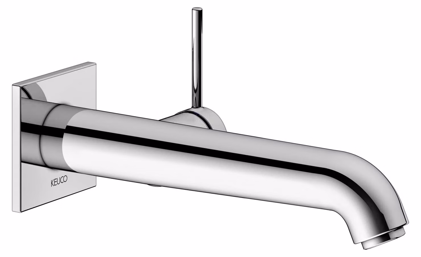 KEUCO IXMO Soft Mitigeur monocommandé pour lavabo encastré, 225mm, rosace carrée, 59516011202, 59516011202