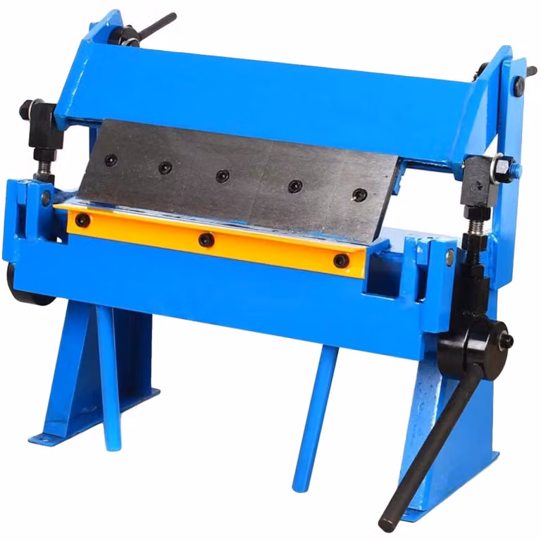 Macchina piegatrice, angolo di piegatura regolabile, design da banco, colore blu