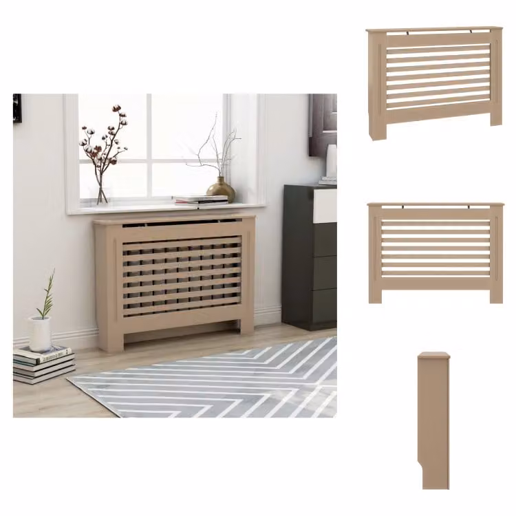 vidaXL Pannelli per radiatori 112x19x81 cm MDF - Accessori per radiatori