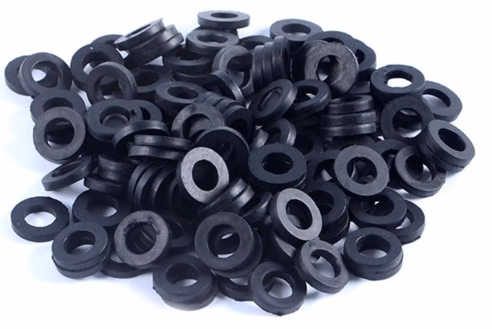 Schläfer 1833 | Set Guarnizioni per Aeratore e riduzione M22 Rubinetto acqua Bagno e Cucina, Guarnizioni idrauliche in Gomma piatta M22(i) x h 2.5mm - Conf. 50Pz
