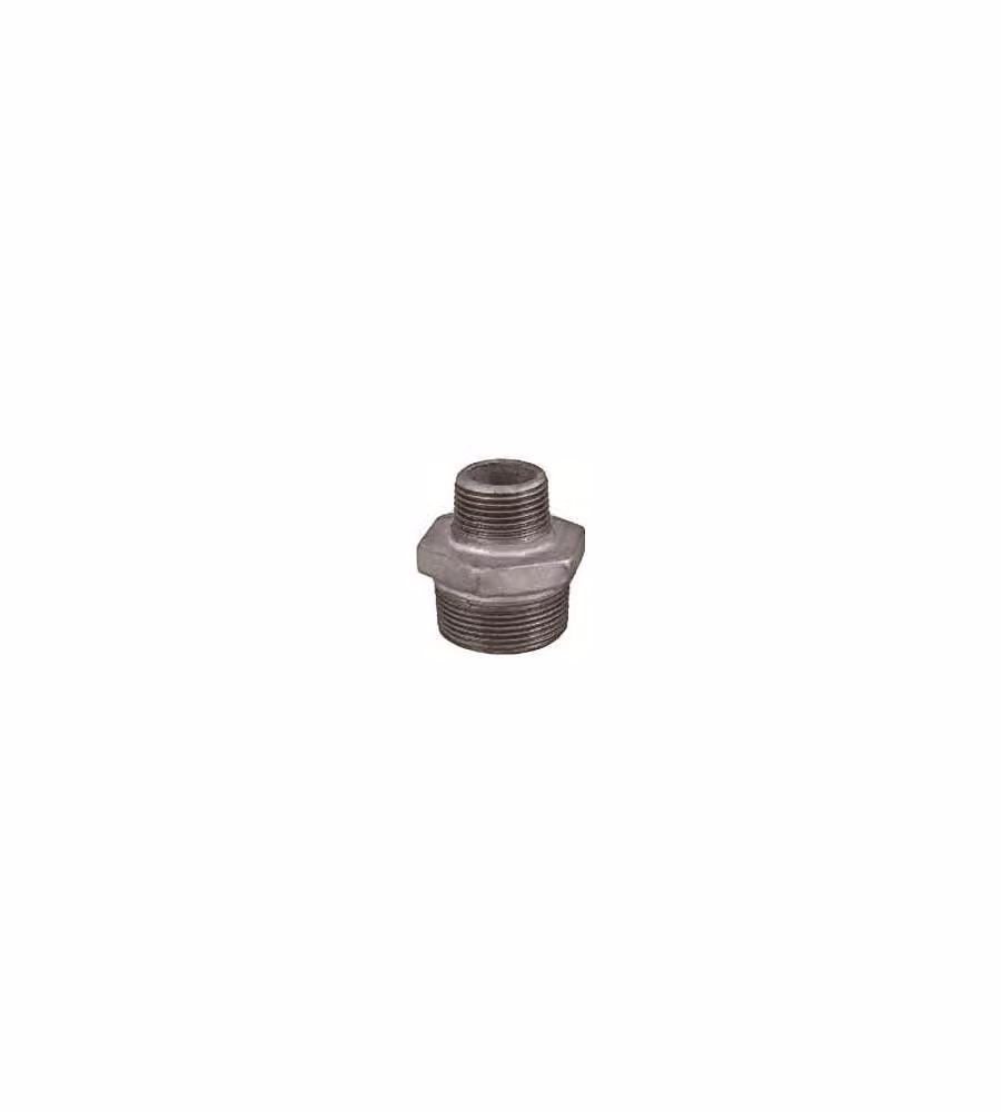 IDROBRIC Vite doppia ridotta ghisa 1"x3/4" per riscaldamento centralizzato