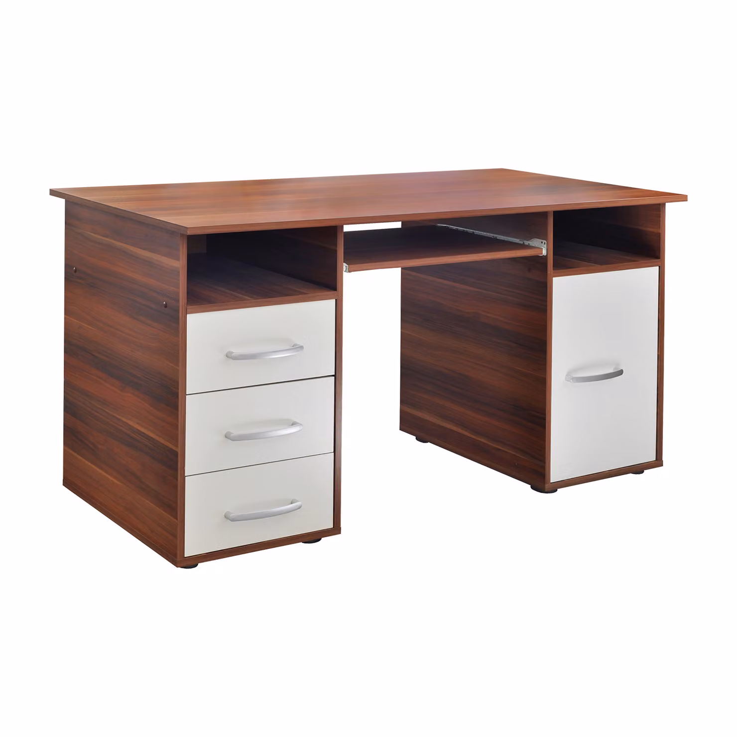 Scrivania 60194 noce/bianco