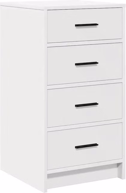 Credenza Buffet con cassetto Design In in legno multistrato bianco L 40 cm, P 41 cm, H 75 cm