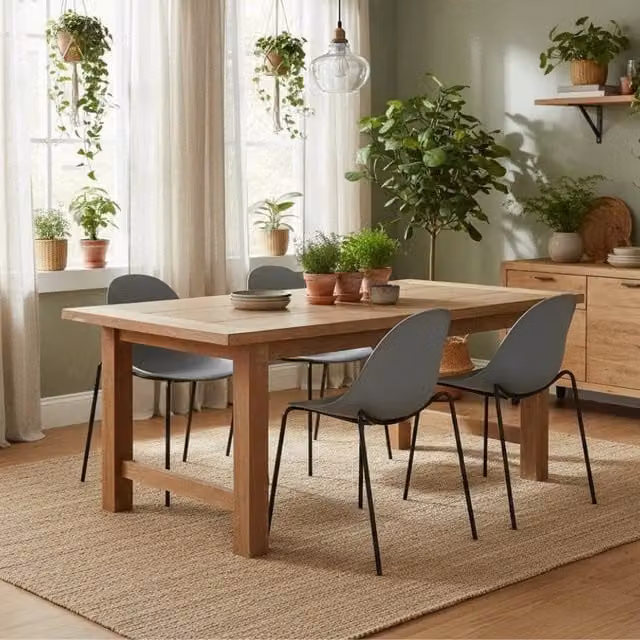 Set di 4 sedie da pranzo in polipropilene azzurro Velvet con struttura in metallo facili da pulire | Duzzle