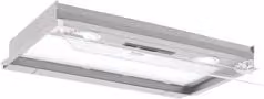 Cappa da incasso sottopensile SilverLine in acciaio inox color argento, Larghezza: 59,8 cm