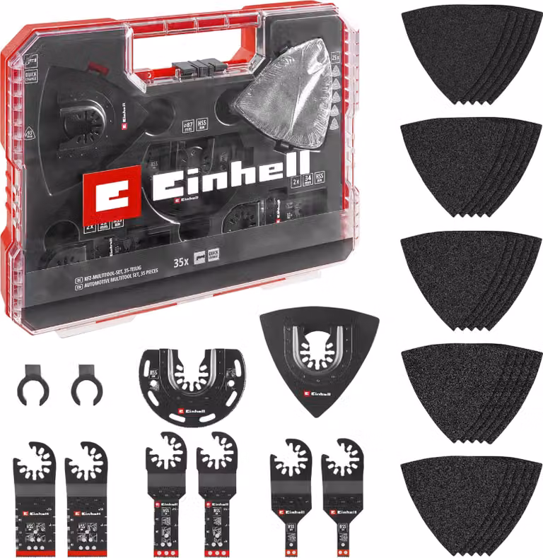 Set di multiutensili Einhell XLPLUS CASE 35 pezzi