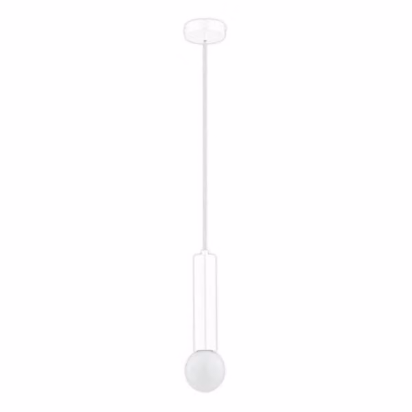 Lampada a sospensione spot bianca JAZZ 1xE27 15W ALF60914 Alfa