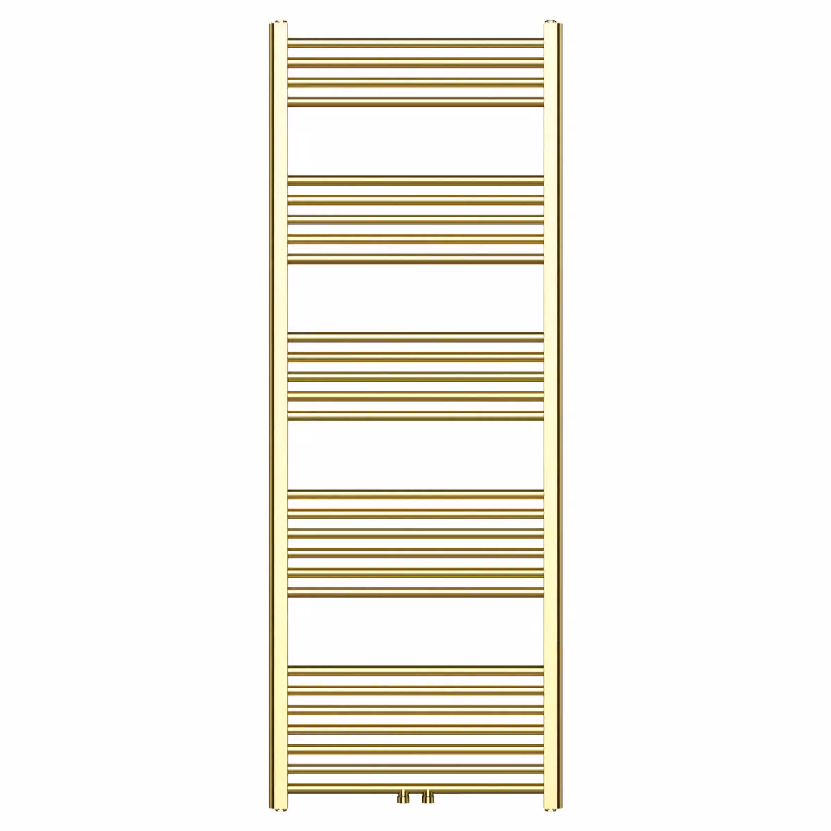 Radiatore per asciugamani con attacco centrale in oro spazzolato - 1600x600 mm, 557 Watt