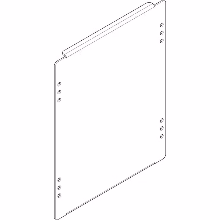 Piastra di montaggio ABN 200x250 mm 1FB/2RE per il montaggio tra i profili portanti FM12N