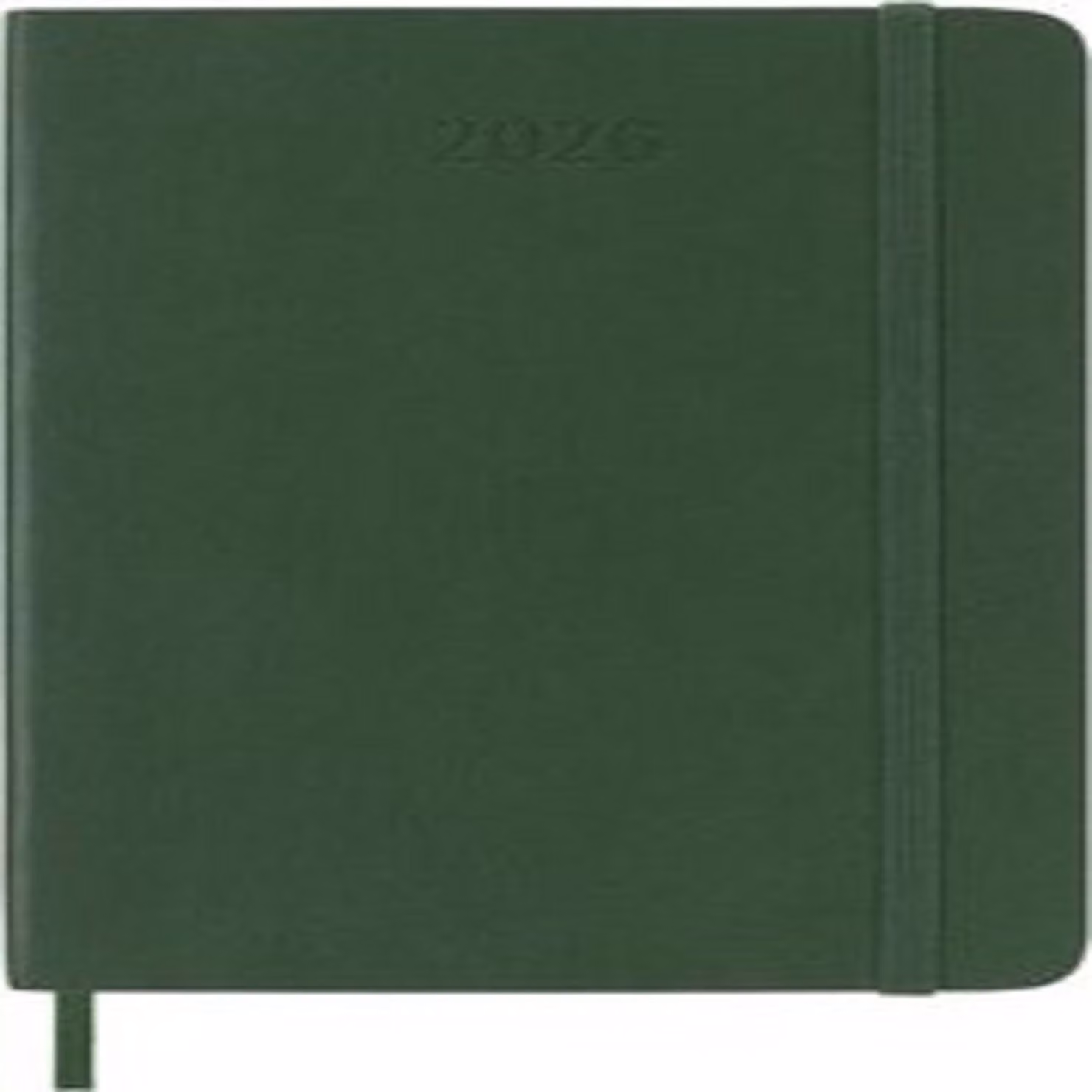 Moleskine Daily Planner, Agenda Giornaliera 2026 12 Mesi, Con Copertina Morbida e Chiusura Elastica, Formato Pocket 9x14, Colore Verde