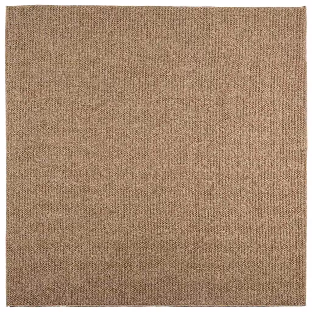 Tappeto moderno vidaXL AGIRA beige in poliestere e juta per interno ed esterno L 200 x P 200 cm – 2