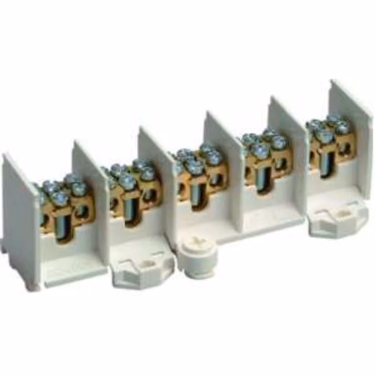 Terminale di derivazione linea principale Hager a 5 pin, 25/2x16qmm K46N