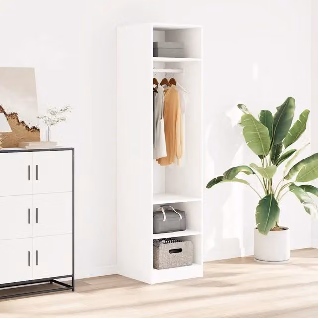 Armadio Bianco 50x50x200 cm in Legno Multistrato 800234
