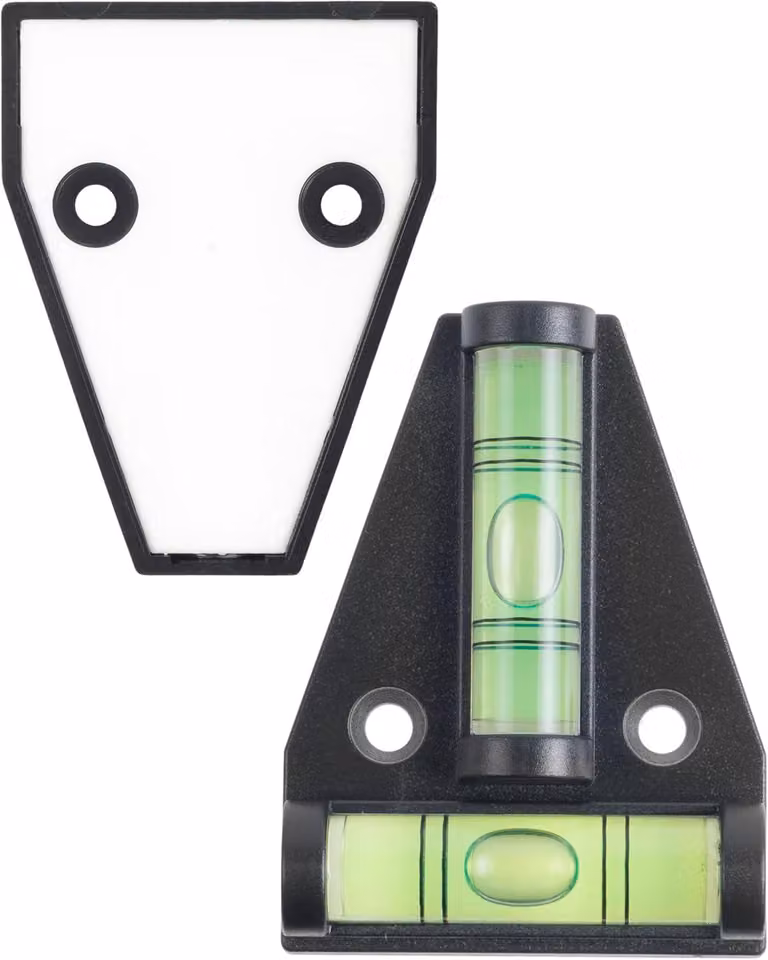 Livella a bolla magnetica, 2 pezzi, mini, per camper e caravan