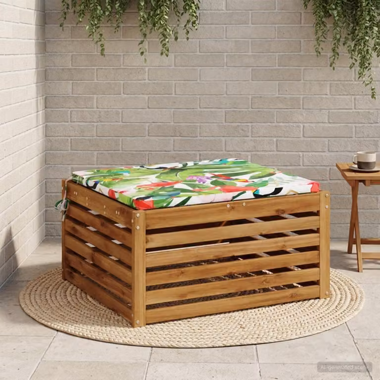 Cuscino per sedia vidaXL SOEST in poliestere multicolore con rivestimento lavabile e resistente ai raggi UV