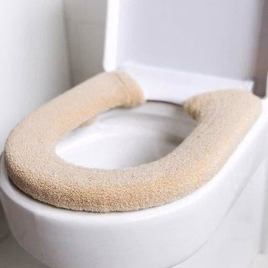 Copriwater antibatterico beige