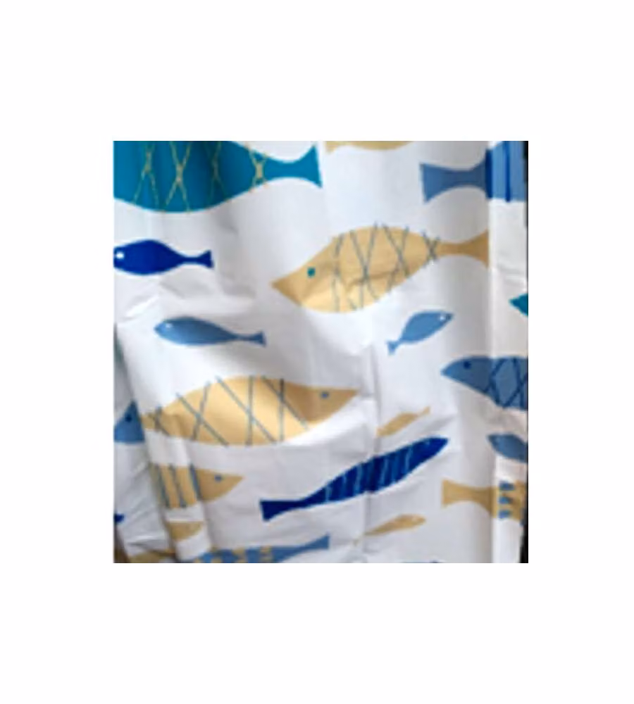 Tenda Doccia Peva 180X200 Pesci       Aglaia 09237