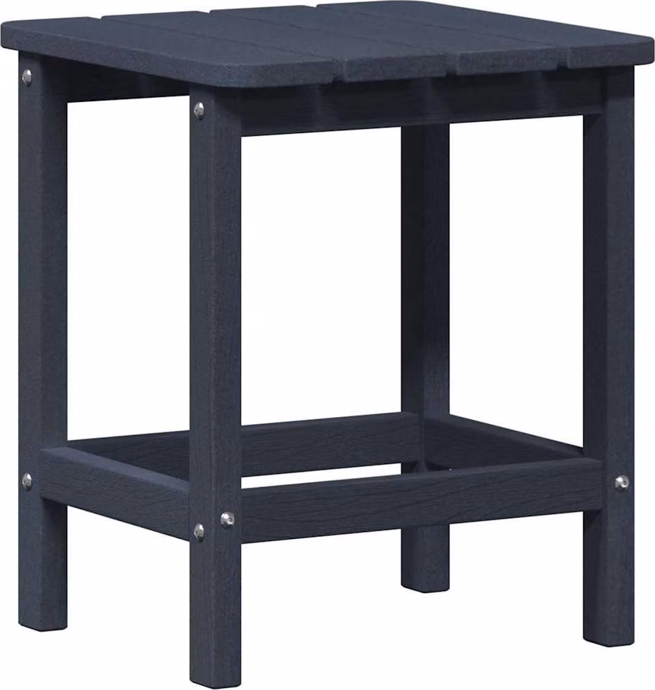 Tavolo laterale Blu navy 38 x 38 x 46 cm Polietilene
