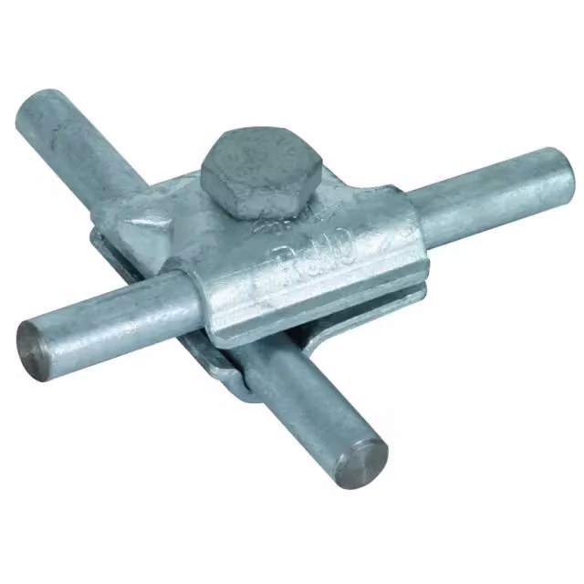 Morsetto MV in acciaio zincato per tubi con diametro interno di 10 mm con vite esagonale