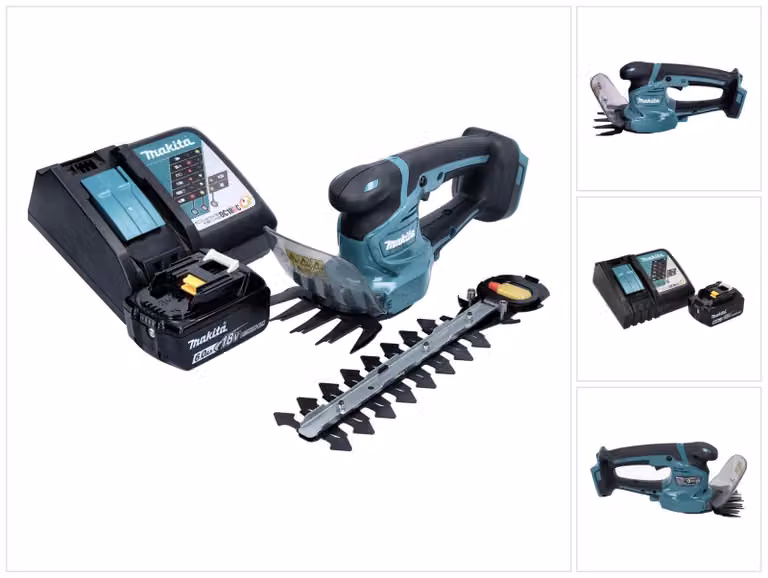 Makita DUM 111 RG1X Cesoie per erba a batteria 18 V + 1x batteria ricaricabile 6,0 Ah + caricabatterie