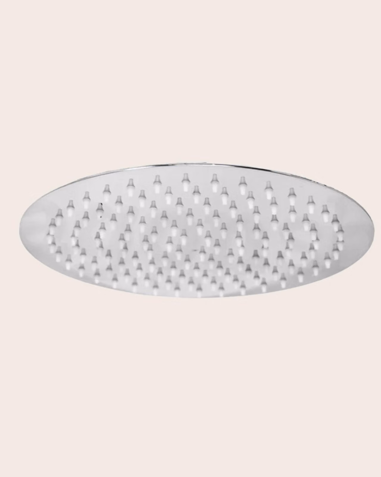 Soffione Doccia 25 cm tondo Slim 2 mm in Acciaio cromo Smart