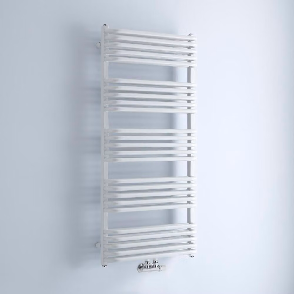 Scaldasalviette Curvo Attacco Centrale 1100W - Alta Resa - Design Moderno - Arch