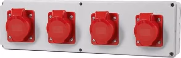 Distributore ORIZZONTALE B - Prese 2x16A/5P, 2x32A/5P F3.0433
