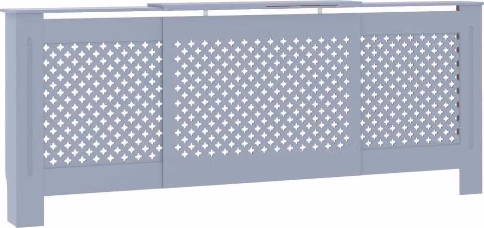 Copertura per Radiatore Grigia in MDF 205 cm