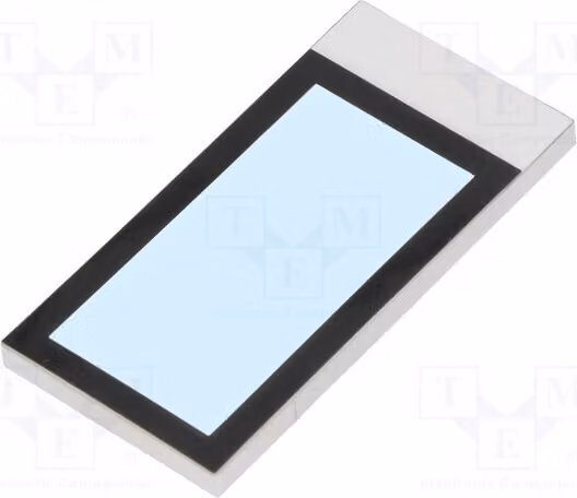 1x Illuminazione bianca, modello DE LP-504-W, accessorio per display LED, dimensioni: 35,5 x 17,78 x 2,5 mm