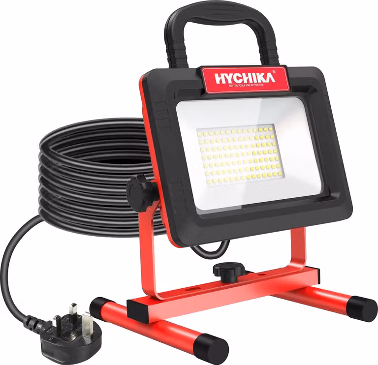 Faretto da lavoro a LED, luminosità 12000 lumen, impermeabile IP65, supporto regolabile