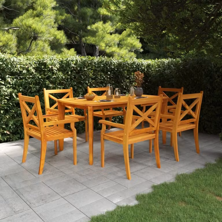 Maison Exclusive - Tavolo da giardino 160x90x75 cm in legno massello di acacia