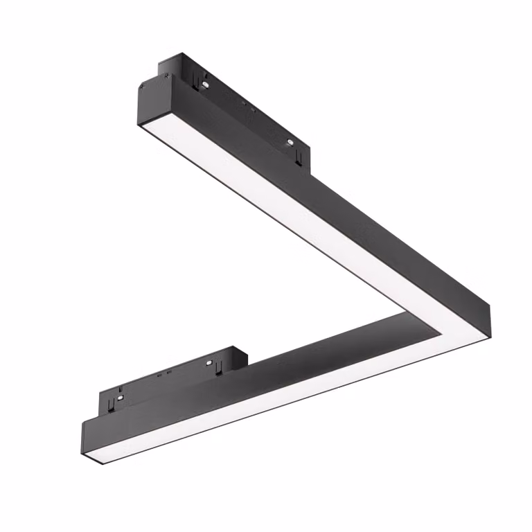 Maytoni apparecchio lineare per sistema a binario magnetico Exility base LED incl. alluminio nero 24W per cucina, camera da letto, soggiorno, sala da pranzo, atrio