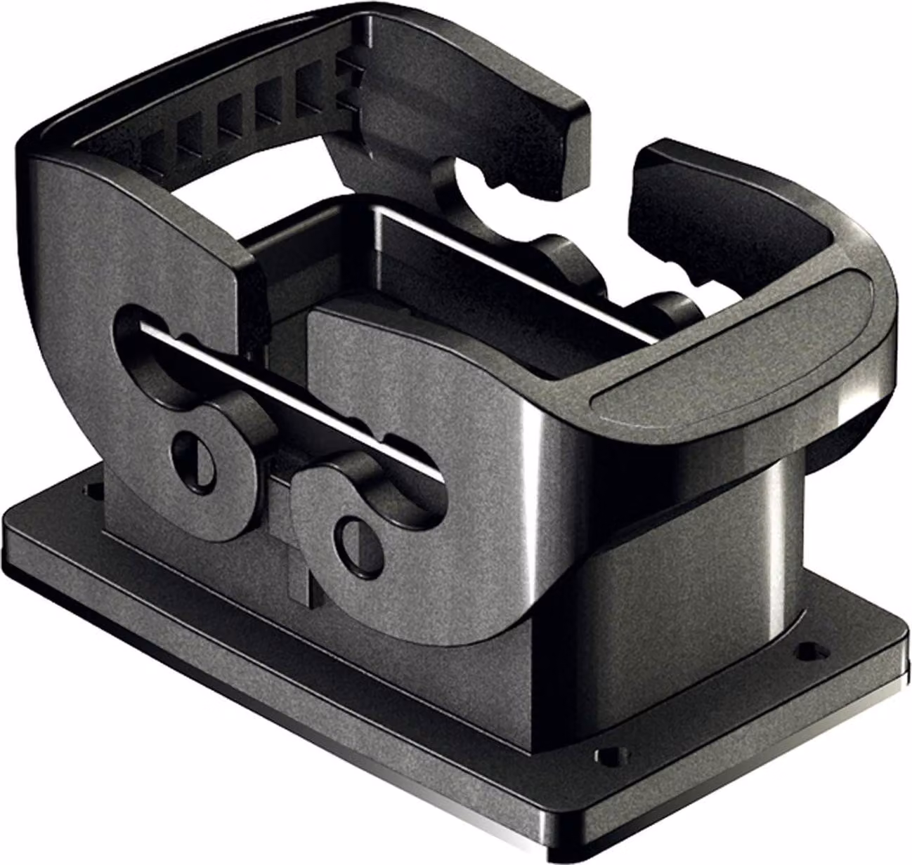HARTING Han ECO 10B Custodia da montaggio con telaio di supporto con 2 staffe trasversali - 1 pezzo
