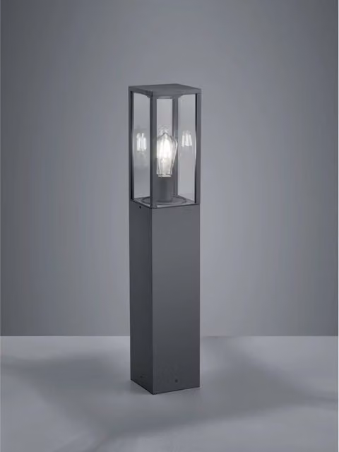 Paletto da esterno Garonne Trio Leuchten colore grigio antracite H 80 cm